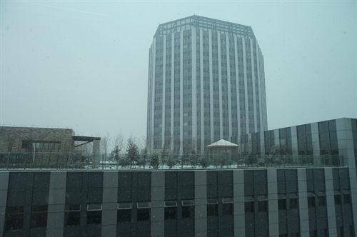 2013年的第一场雪:院内美景处处在